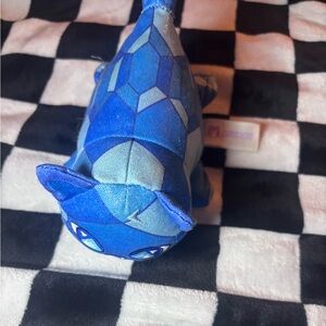 Aphmau Meemeows Sapphire Blue Sparkle Cat 6" Plush Stuffed Animal